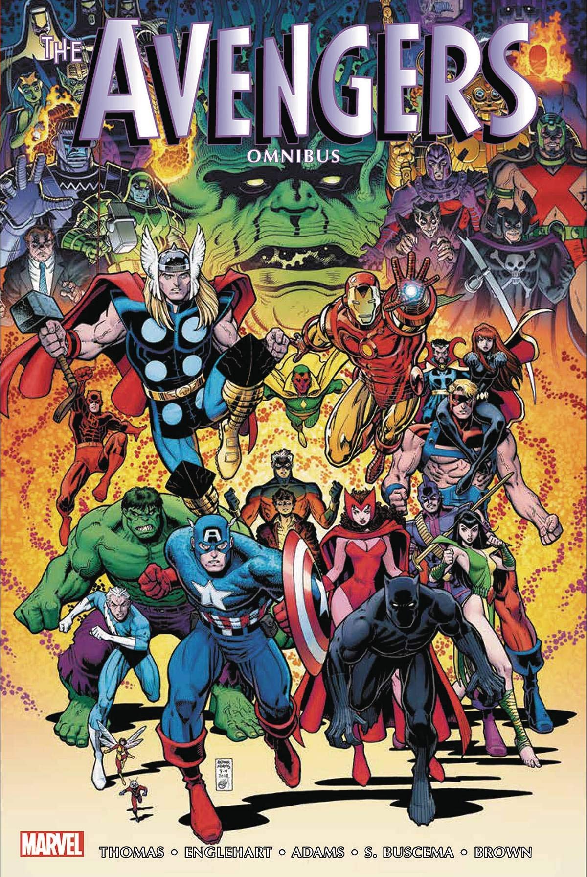 Avengers Omnibus 4, Art Adams cover