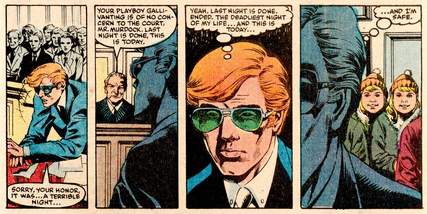 Daredevil #208, art by David Mazzuchelli and Danny Bulandi