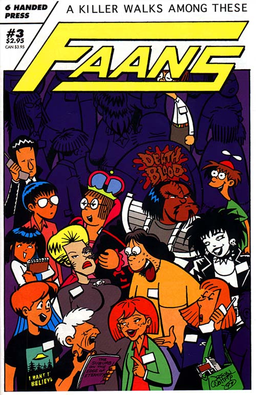 Faans #3, cover, art by Jason Waltrip