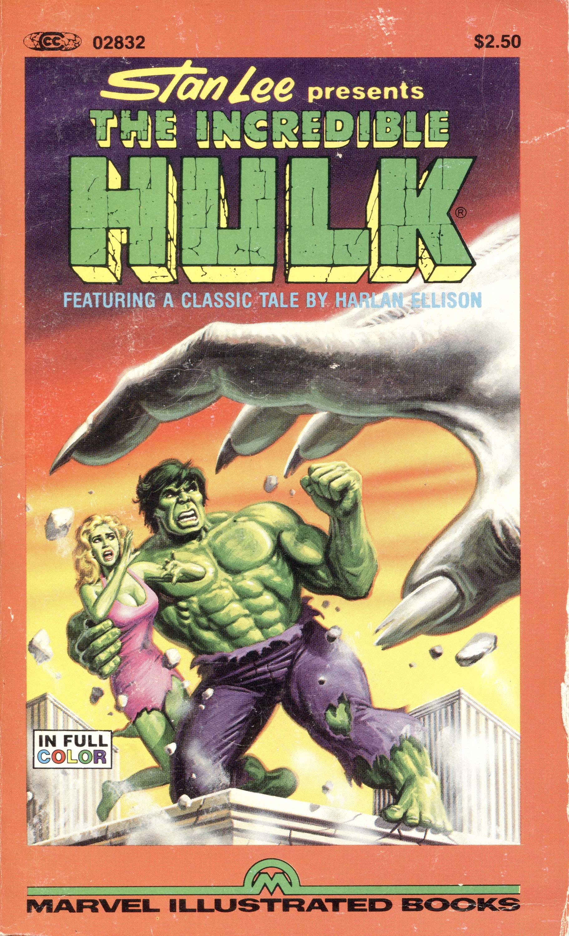 Hulk Illustrated Book, cover, art by Bob Larkin