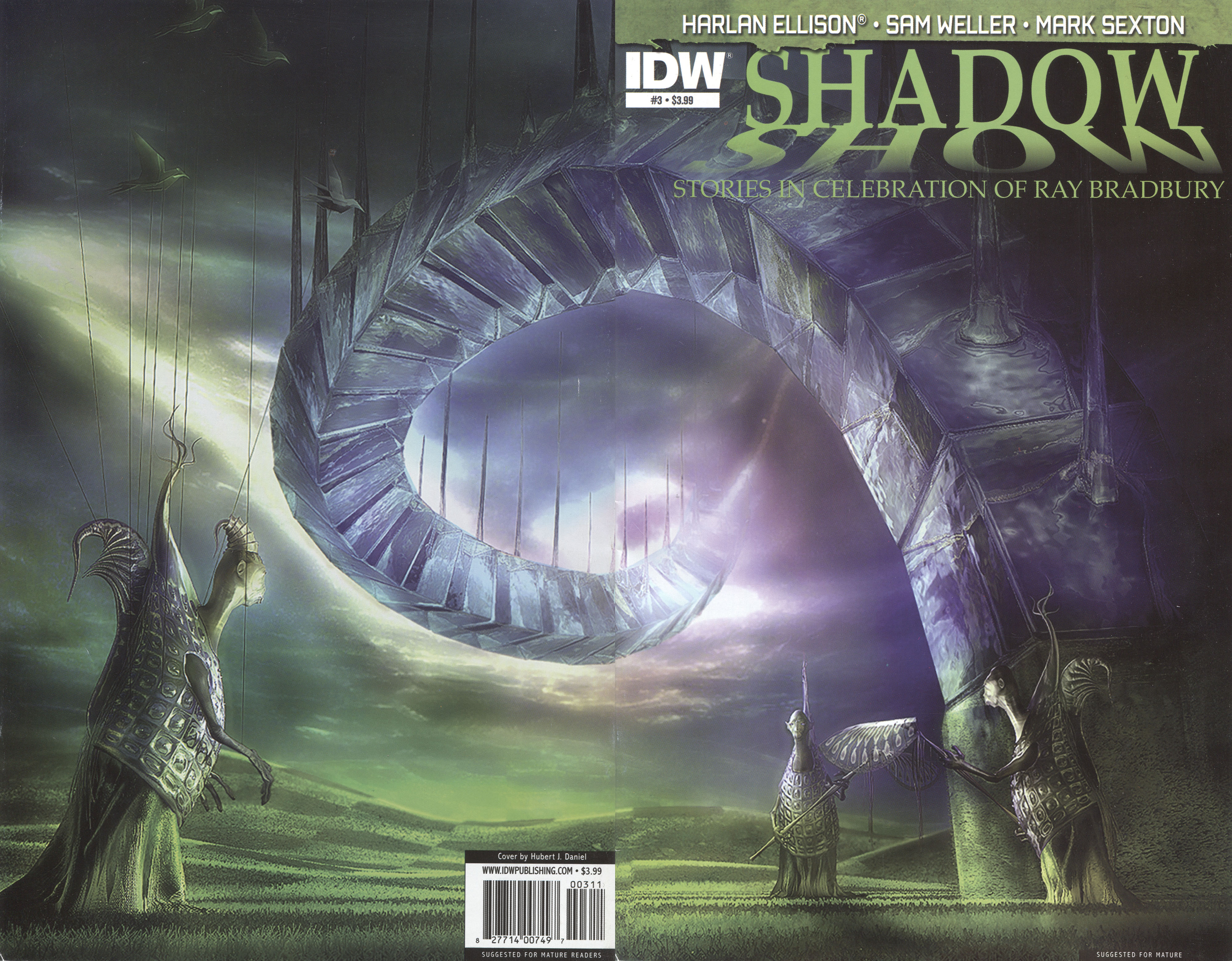 Shadow Show #3 (IDW, 2015), art by Hubert J. Daniel
