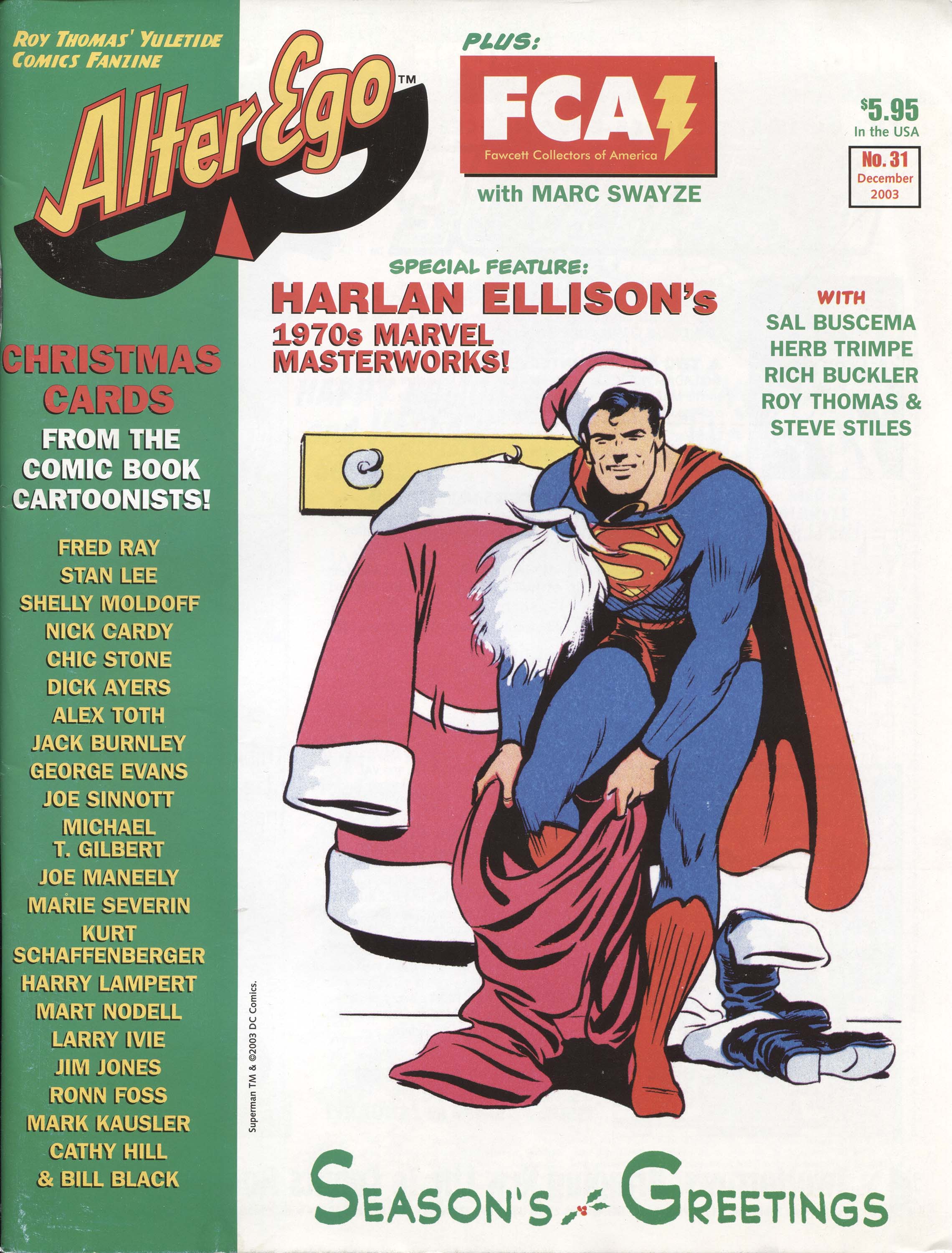 Alter Ego #31, cover, art by Fred Ray
