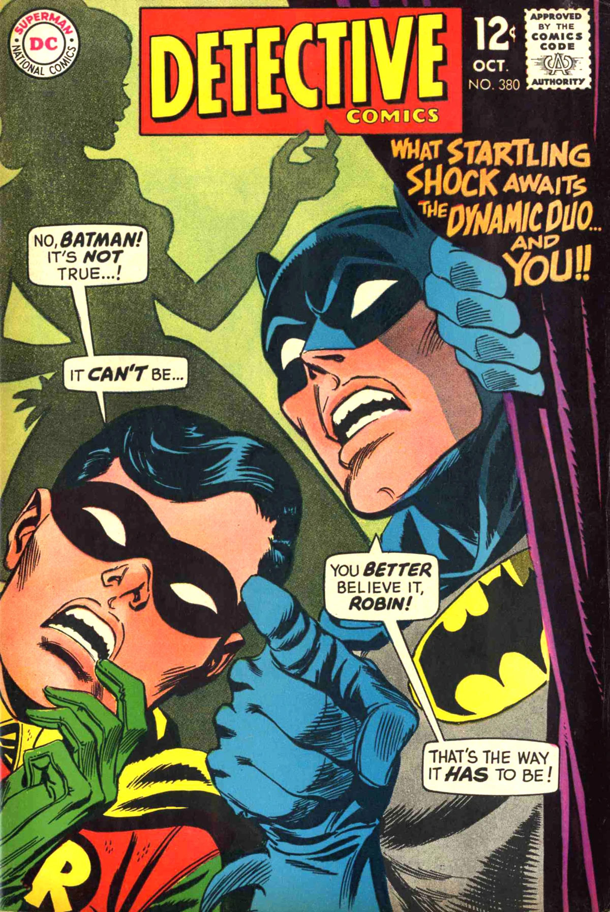Detective Comics #380, cover, art by Irv Novick