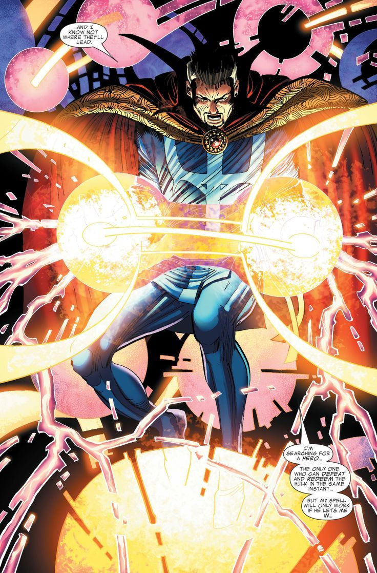 Doctor Strange from World War Hulk, art by John Romita Jr.