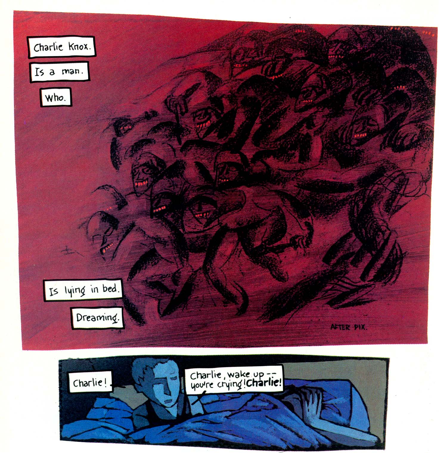 Harlan Ellison's Dream Corridor #1, Knox, art by Teddy Kristiansen