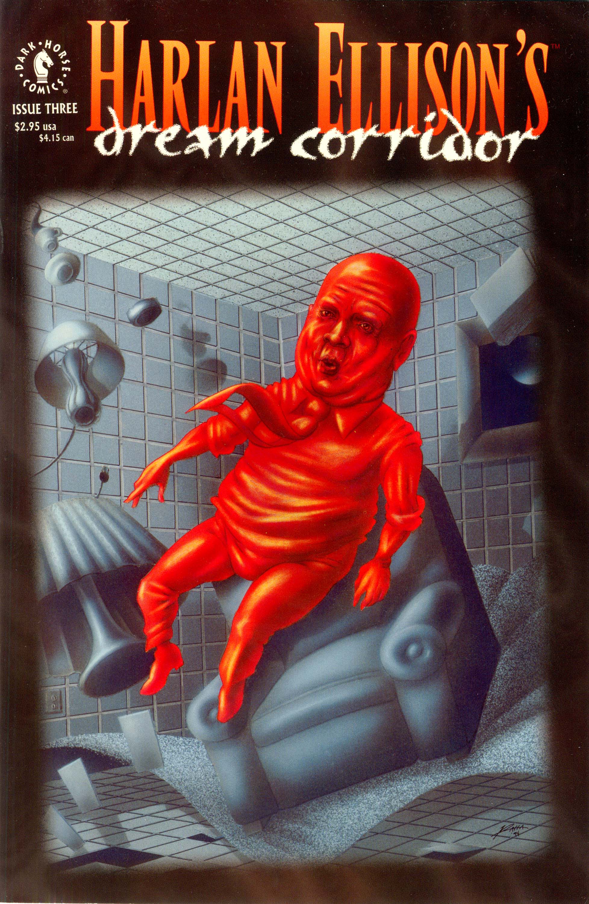 Harlan Ellison's Dream Corridor #3, cover, art by Sam Raffa