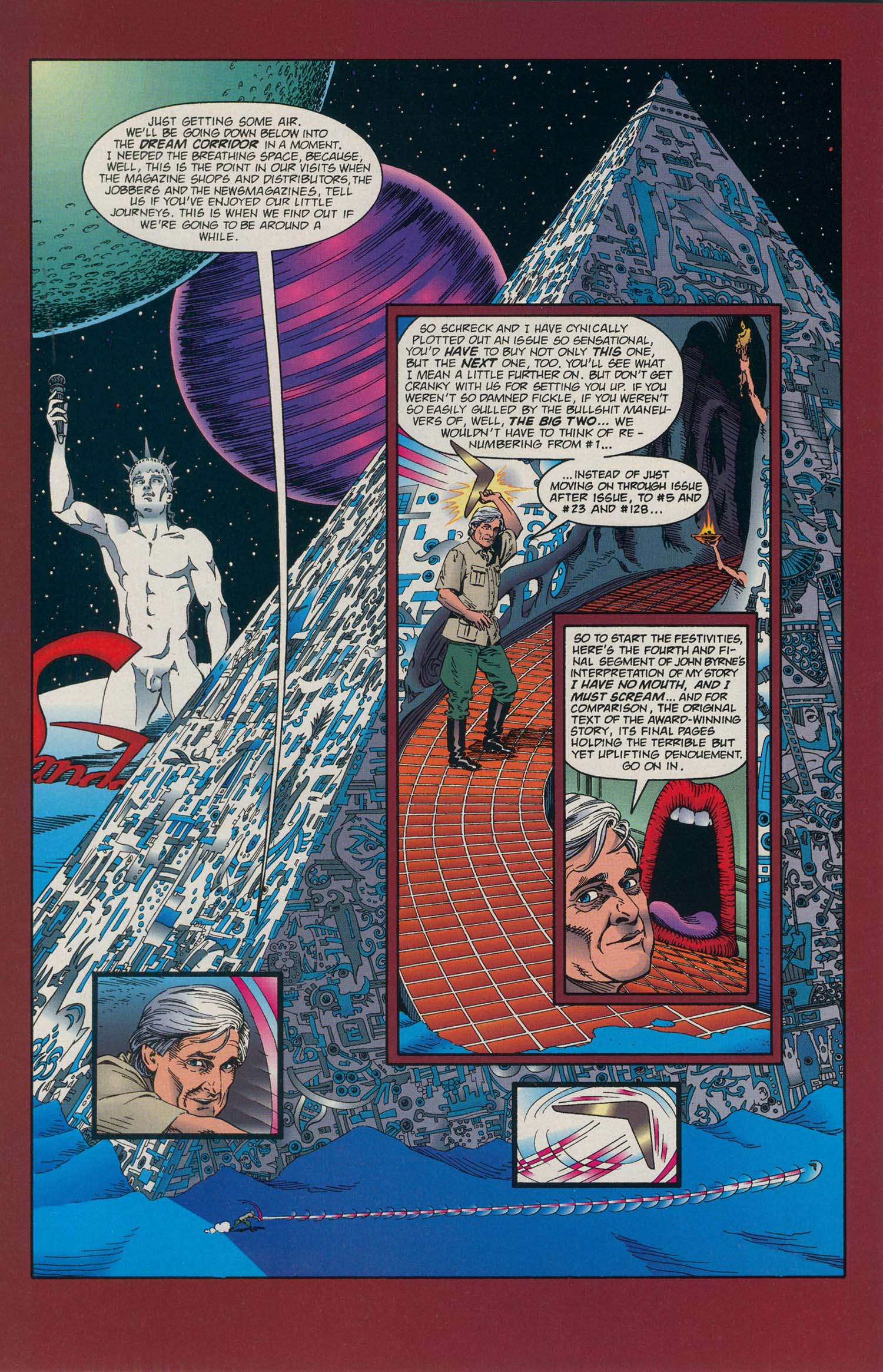 Harlan Ellison's Dream Corridor #4, art by Eric Shanower