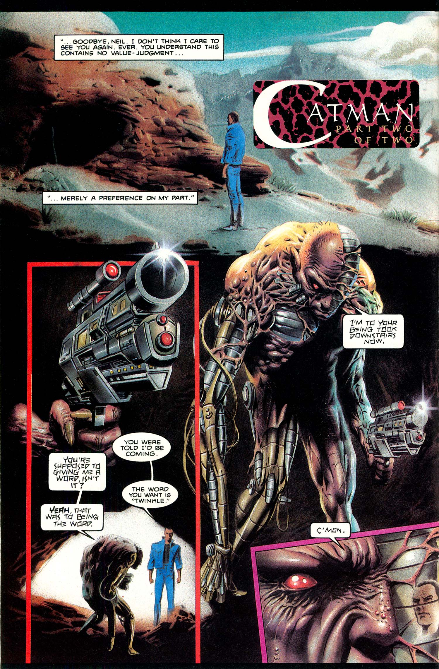 Harlan Ellison's Dream Corridor #5, Catman, art by Mike Deodato Jr.