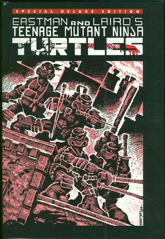 Teenage Mutant Ninja Turtles #1, Special Deluxe Edition, cover, art by Kevin Eastman and Peter Laird