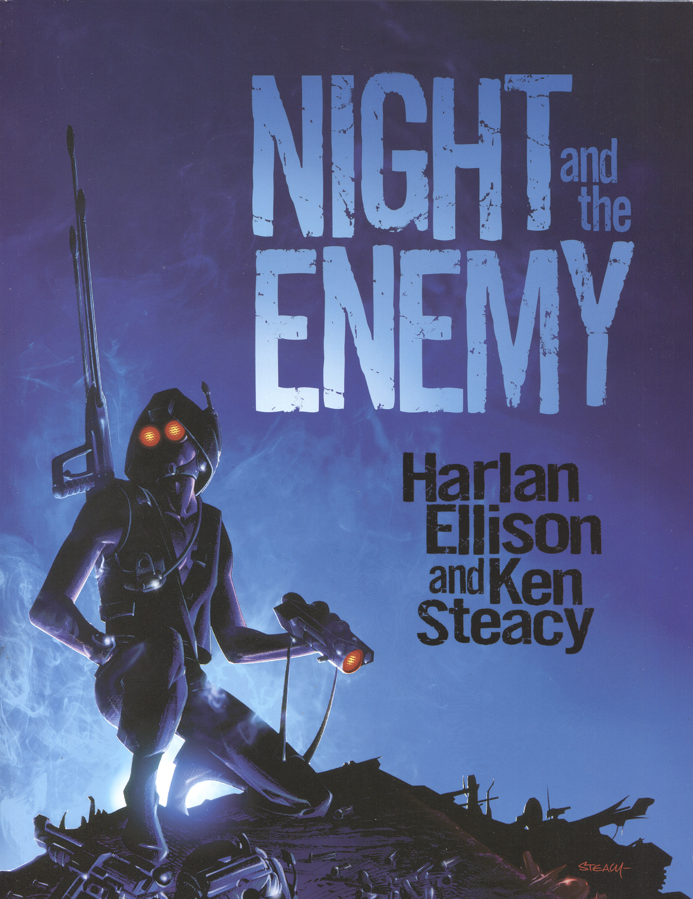 Night And The Enemy (Dover, 2015), cover, art by Ken Steacy