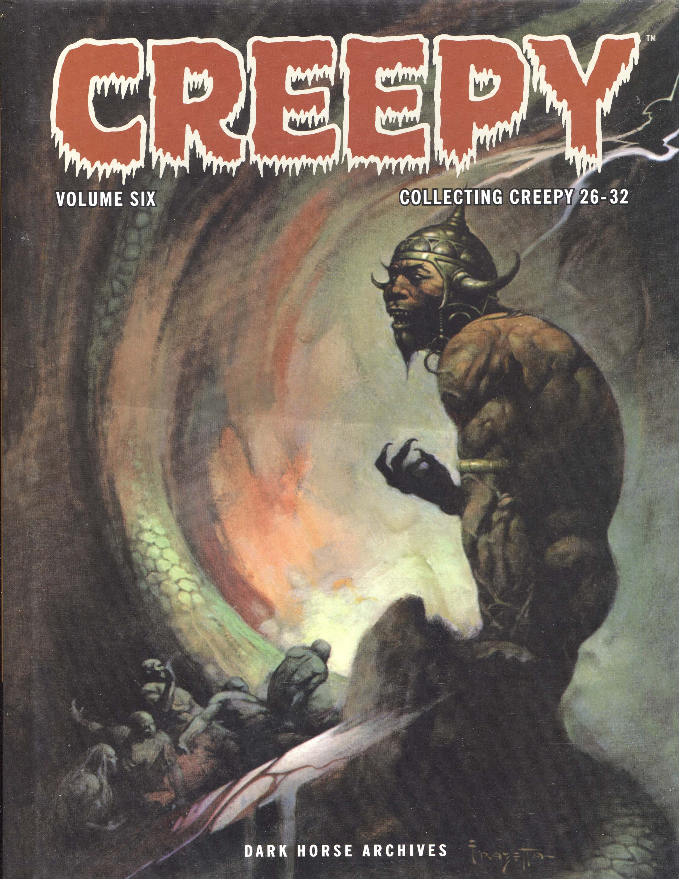 Creepy Vol 6, cover, art by Frank Frazetta