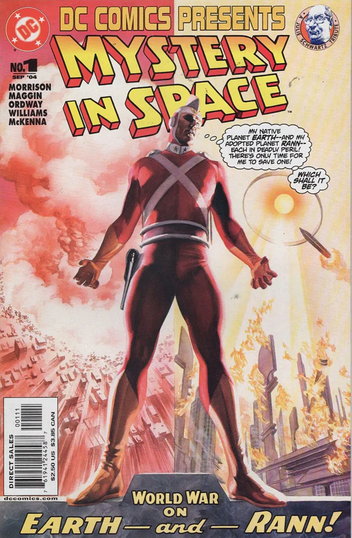 DC Comics Presents: Mystery In Space, cover, art by Alex Ross