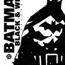 Batman: Black & White Vol. 2, cover, art by Mike Mignola