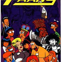 Faans #3, cover, art by Jason Waltrip