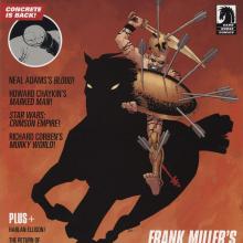 Dark Horse Presents, vol 3 #1, cover, art by Frank Miller