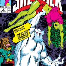 The Sensational She-Hulk #7, cover, art by John Byrne