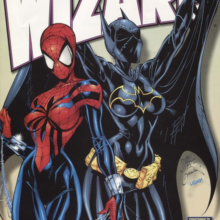 Wizard #97, cover, art by J. Scott Campbell & Alex Garner