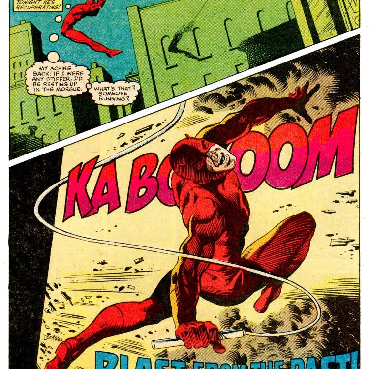 Daredevil #209, art by David Mazzuchelli and Danny Bulandi