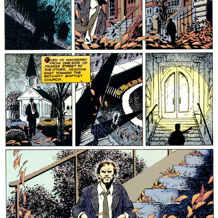 Harlan Ellison's Dream Corridor #2, Enter The Fanatic, Stage Left, art by Tom Sutton